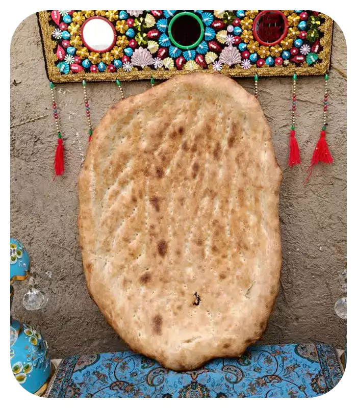 نان تافتون سنتی سیستانی (زابلی)